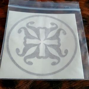 Rustic cuff window sticker